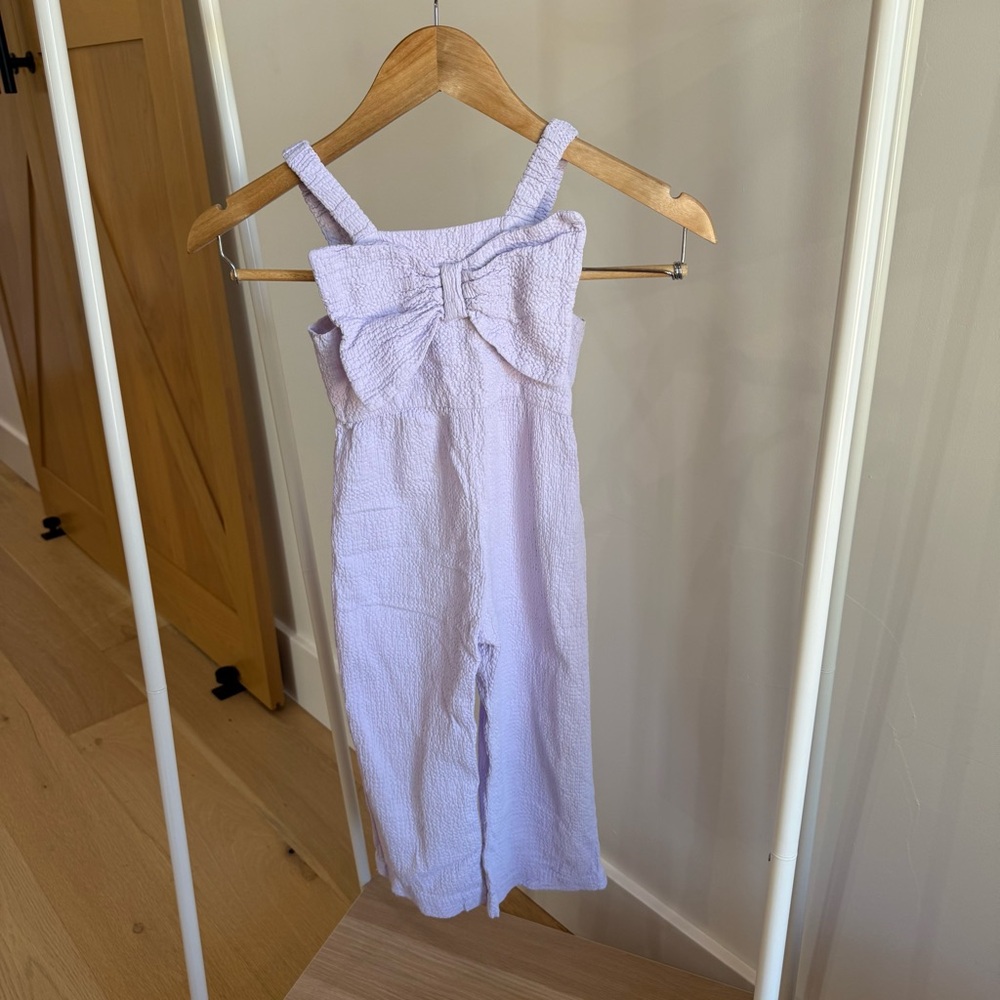 Zara Girls Bow Jumpsuit